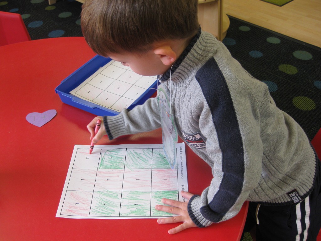 Upper and Lowercase Tt Recognition 