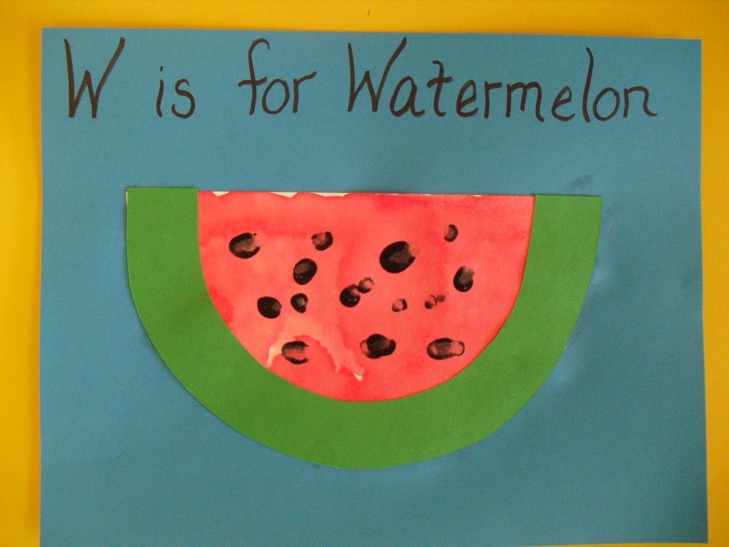 W is for Watermelon 003