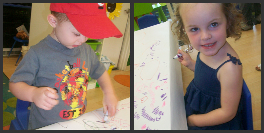 Discovering their inner artist!
