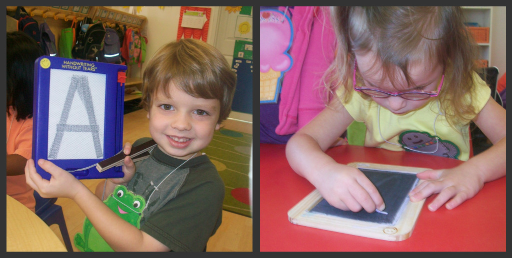 Multi-sensory approach to writing