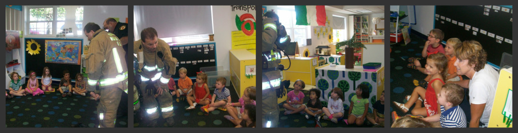 Fireman Mel is very friendly!