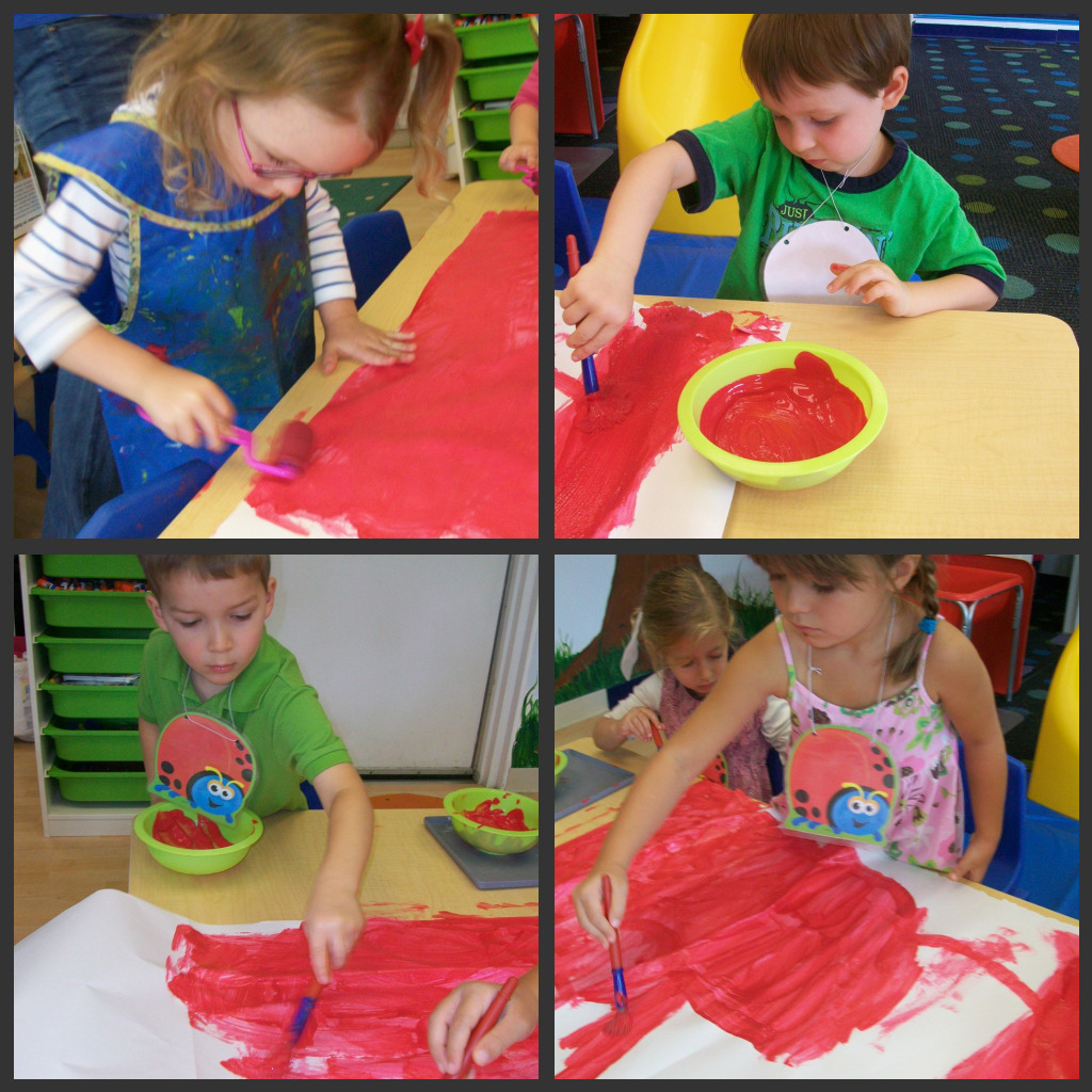 Introduction to Italy by making the Italian flag