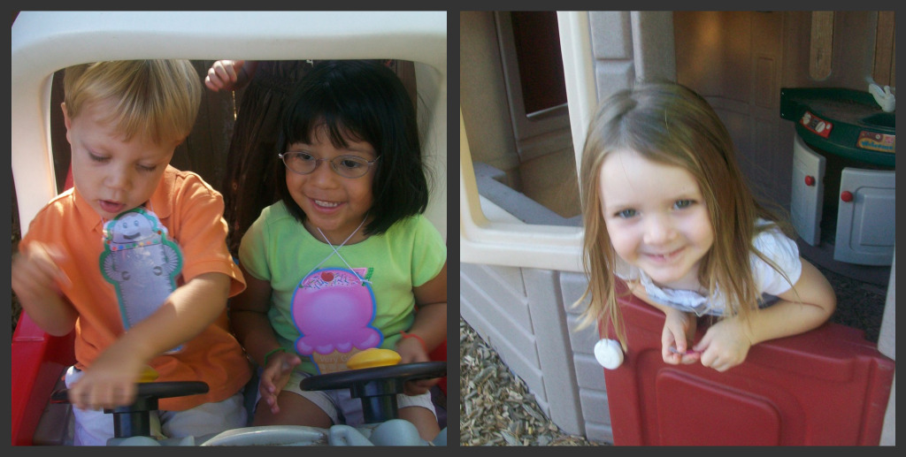 Outdoor time - we had our small groups outside too!