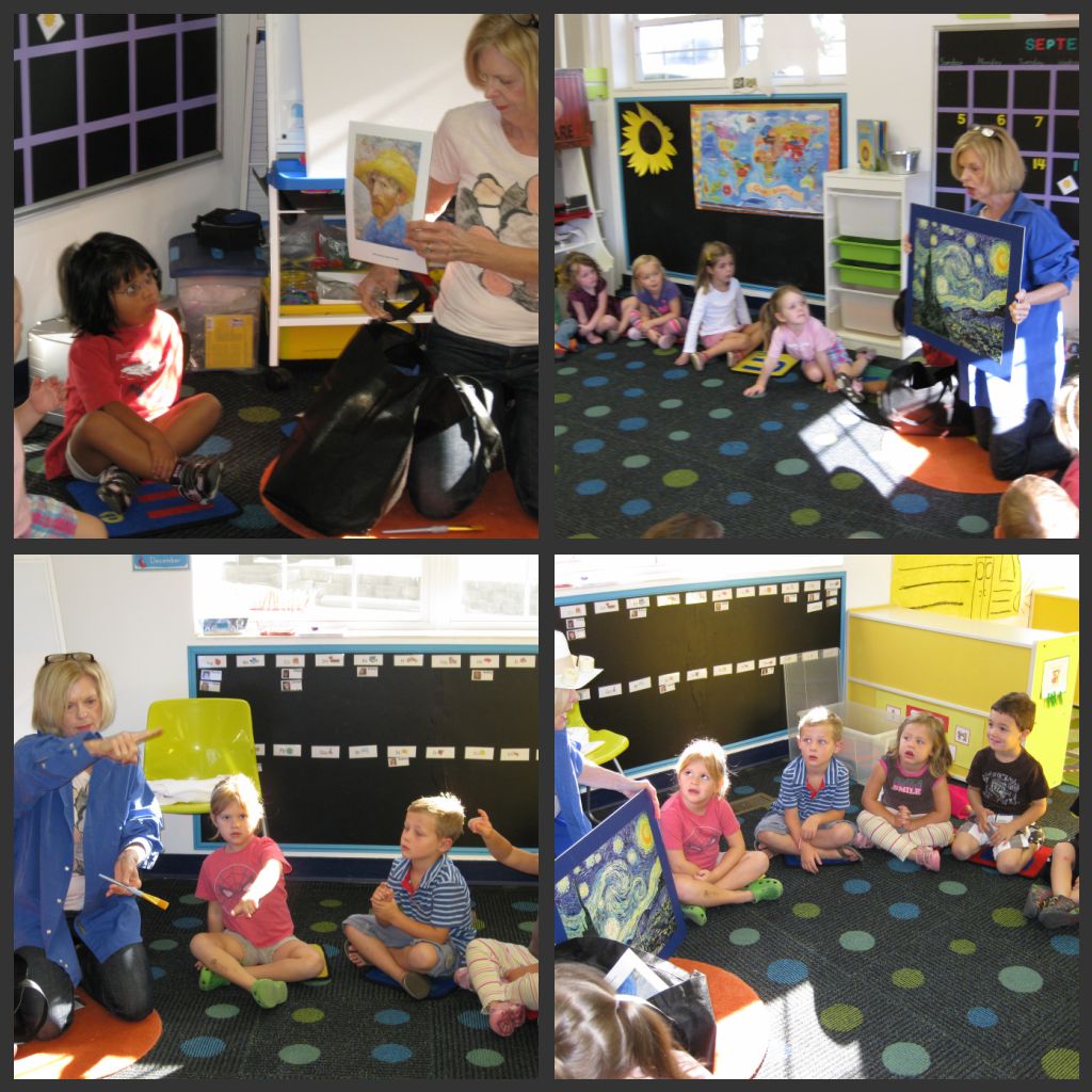 Learning about Vincent van Gogh with Ms. Penny