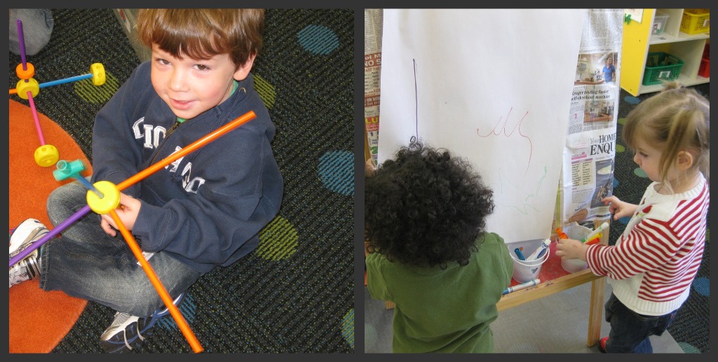 Centers can help with all kinds of fine motor development and allows creativity. 