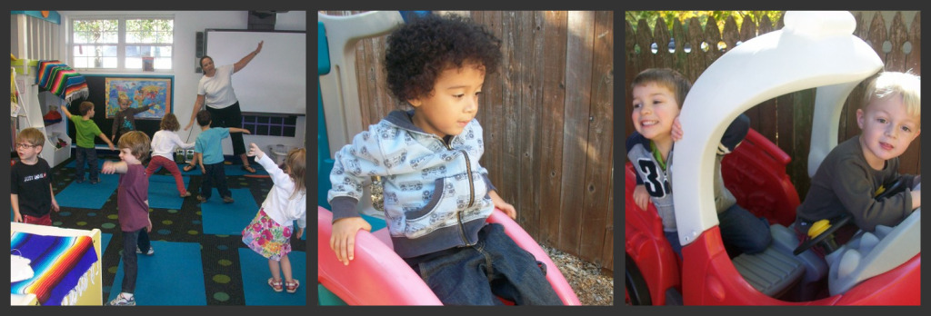 Using gross motor skills during yoga and outside time ensure a good workout!