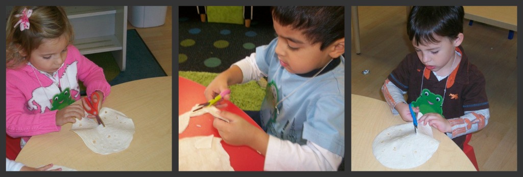 Using scissors in creative ways makes working on scissor skills fun!