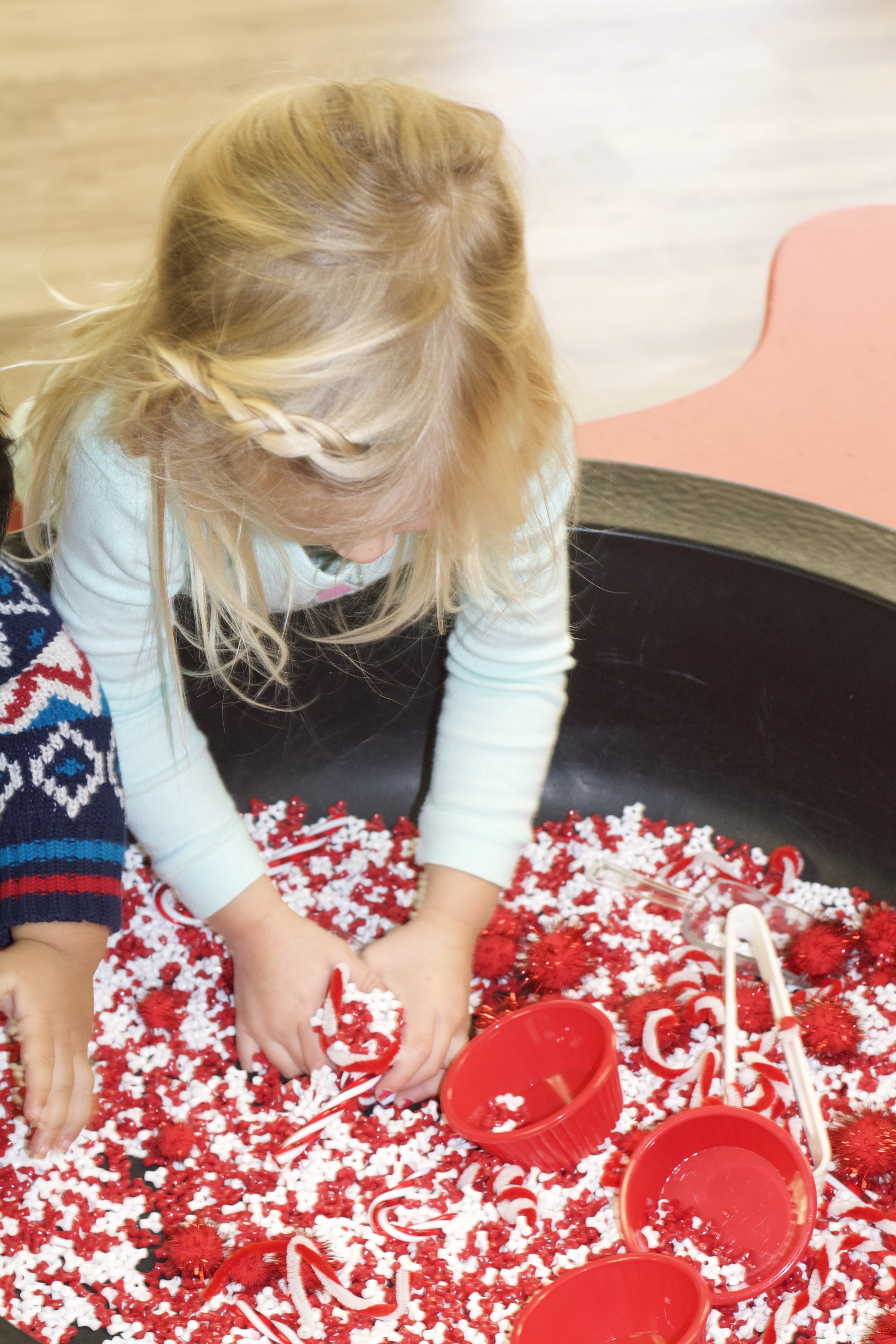 Creative Tots Preschool~Pepperment Sensory Tub